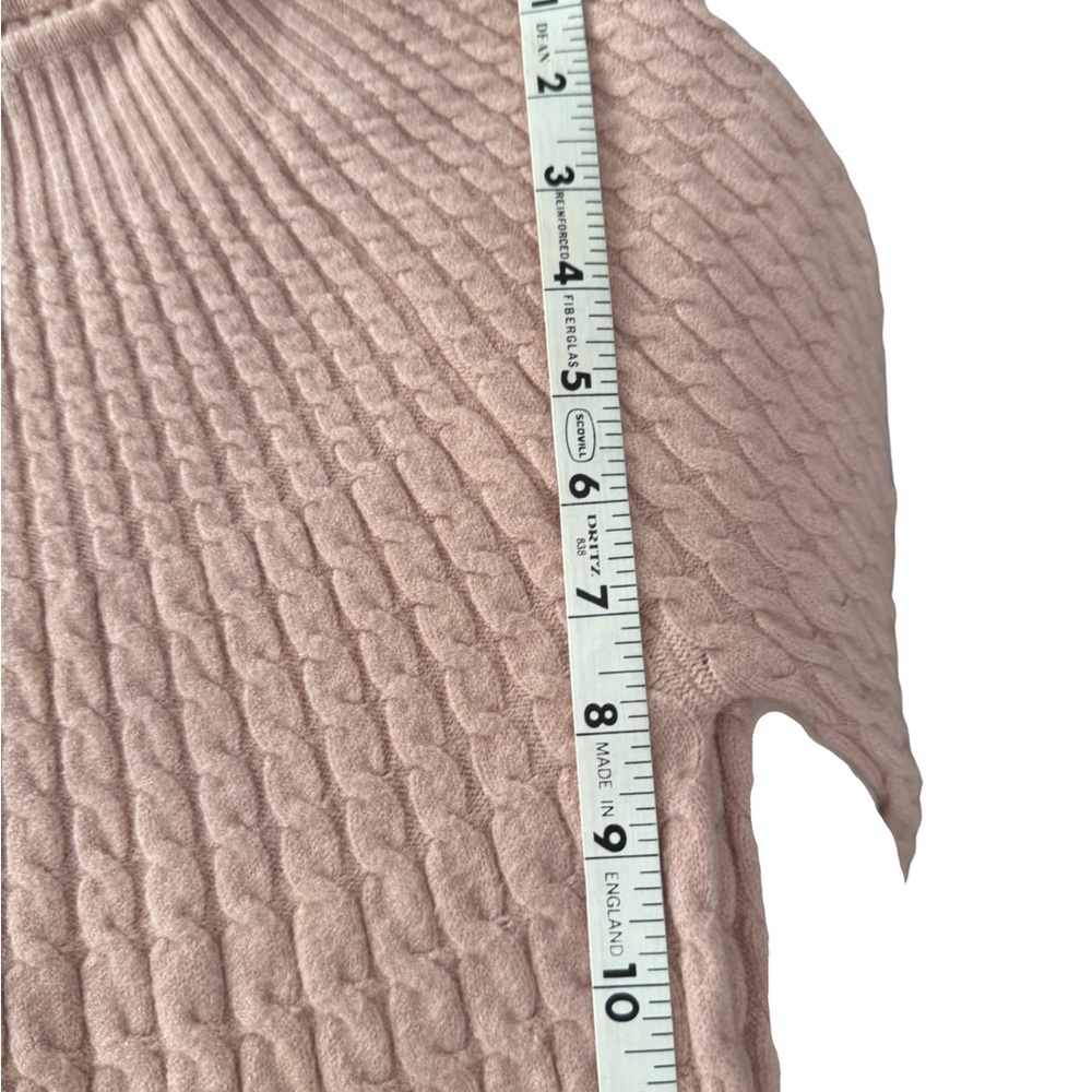 Chic Long Sleeve Knit Dress in Soft Pink - Picture 12 of 13